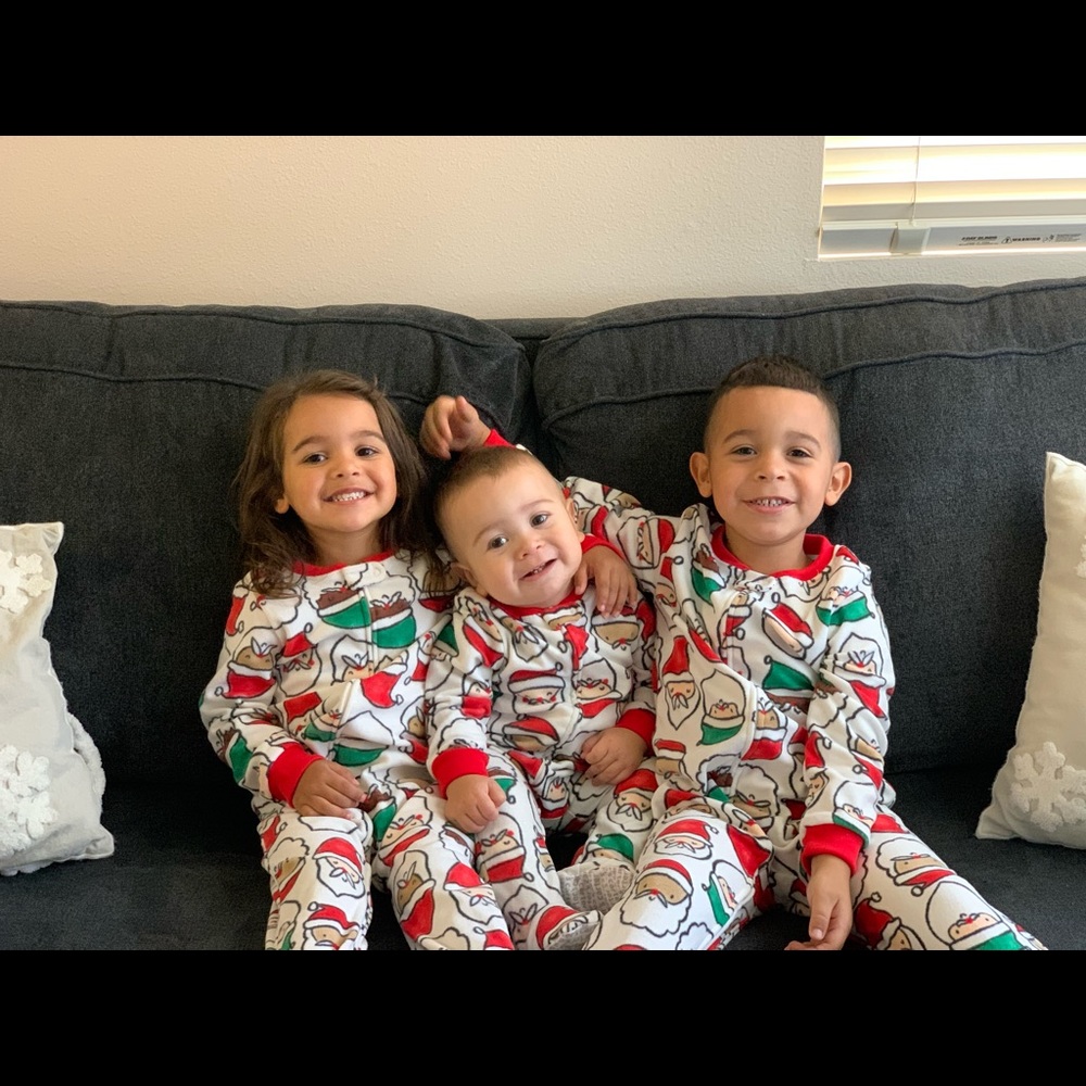 3 sets of 18 m Carter’s Christmas pajamas
